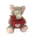 Plush Elephant For Valentine